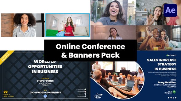 Videohive Online Conference Pack 31598948 1 Videohive Online Conference Pack 31598948