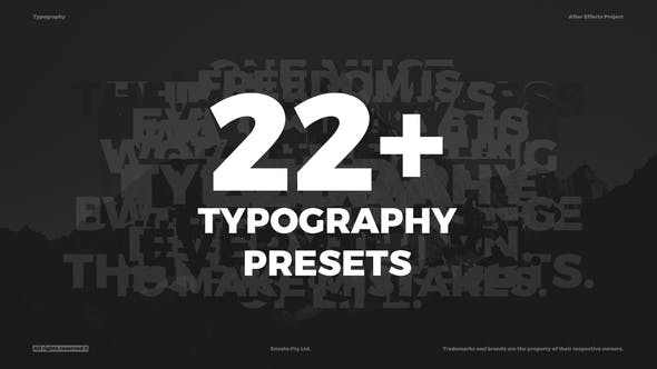 Videohive Typography Presets - Animated Typography 34562509 1 Videohive Typography Presets - Animated Typography 34562509
