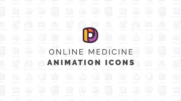 Videohive Online medicine - Animation Icons 34567850 1 Videohive Online medicine - Animation Icons 34567850