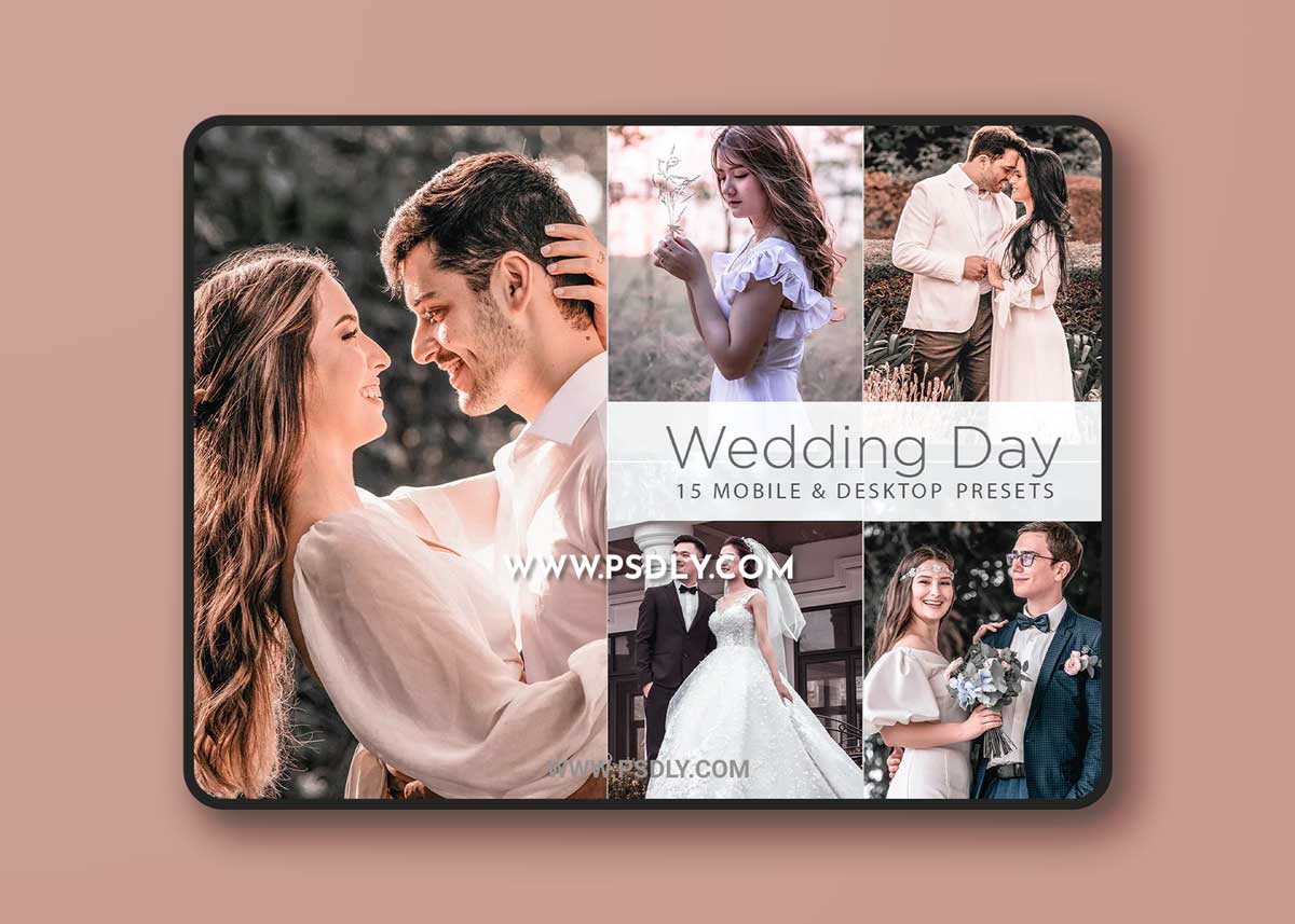 15 Wedding Day Presets | Mobile & Desktop Presets 1 15 Wedding Day Presets | Mobile & Desktop Presets