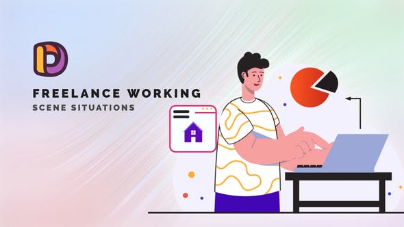 Videohive Freelance working - Scene Situations 34664517 1 Videohive Freelance working - Scene Situations 34664517
