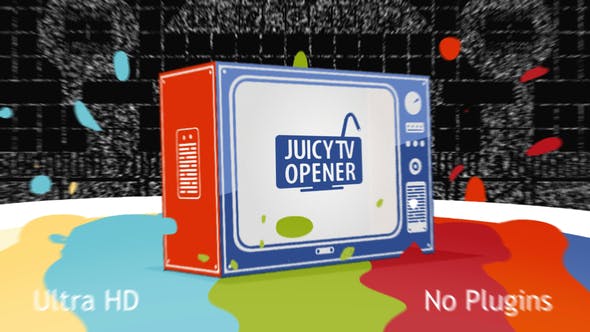 Videohive Juicy TV Opener 32359451 1 Videohive Juicy TV Opener 32359451