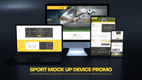 Videohive Sport Mockup Device Promo 34745150 1 Videohive Sport Mockup Device Promo 34745150