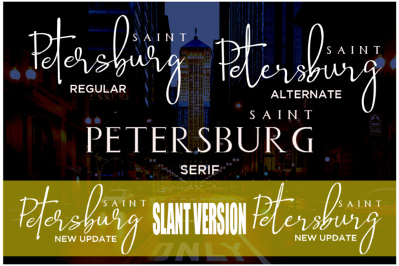 Saint Petersburg Duo Font 1 Saint Petersburg Duo Font