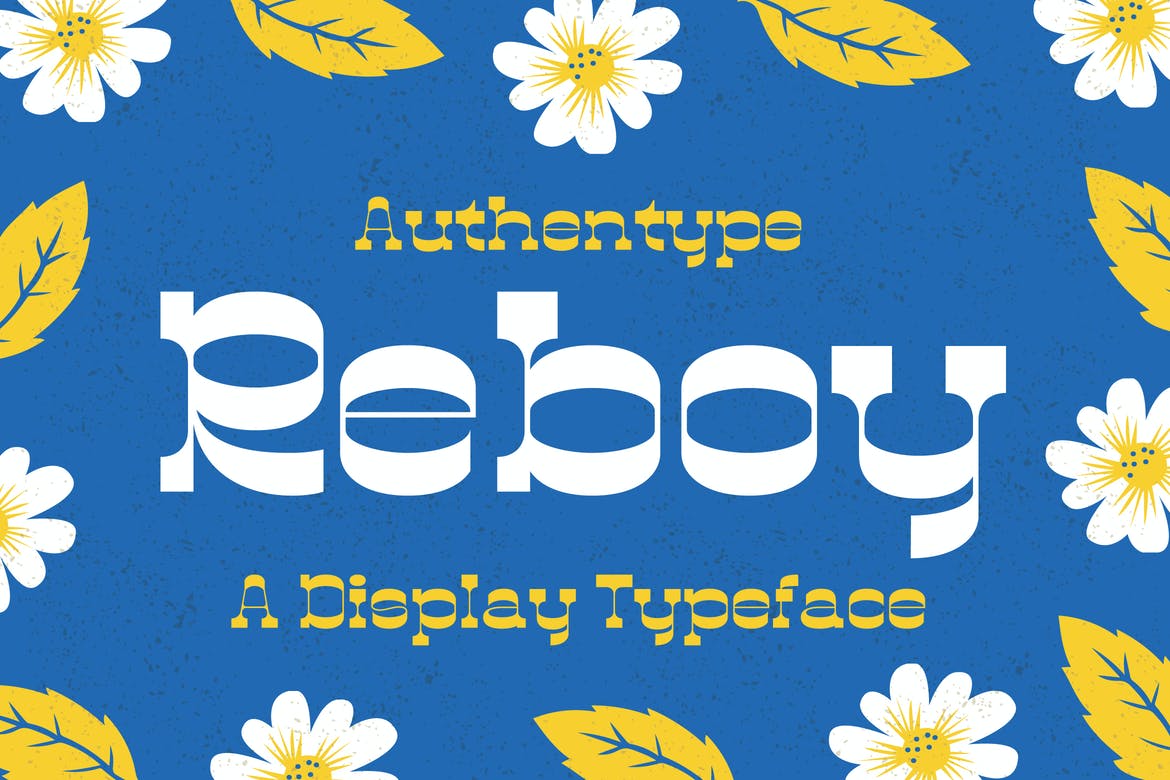 Reboy - Display Typeface Font 1 Reboy - Display Typeface