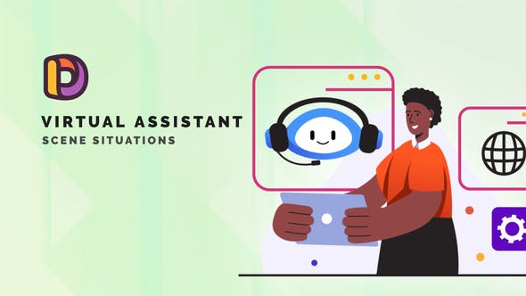 Videohive Virtual assistant - Scene Situations 34664993 1 Videohive Virtual assistant - Scene Situations 34664993