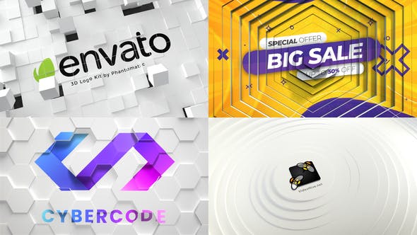 Videohive - 3D Mockup Kit - Minimal Abstract Logos - 33046586 1 Videohive - 3D Mockup Kit - Minimal Abstract Logos - 33046586