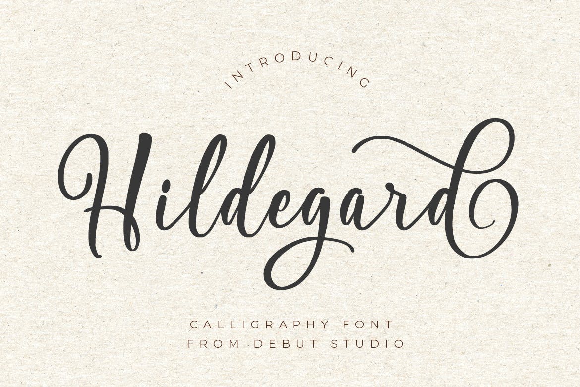 Hildegard Script Font 1 Hildegard Script Font