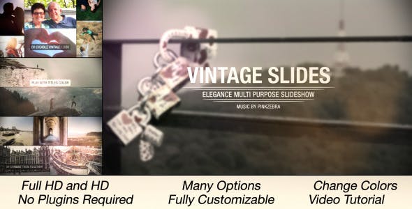 Videohive Vintage Slideshow 11039246 1 Videohive Vintage Slideshow 11039246