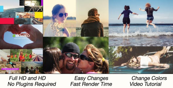 Videohive Simple Colorful Slides 13185296 1 Videohive Simple Colorful Slides 13185296