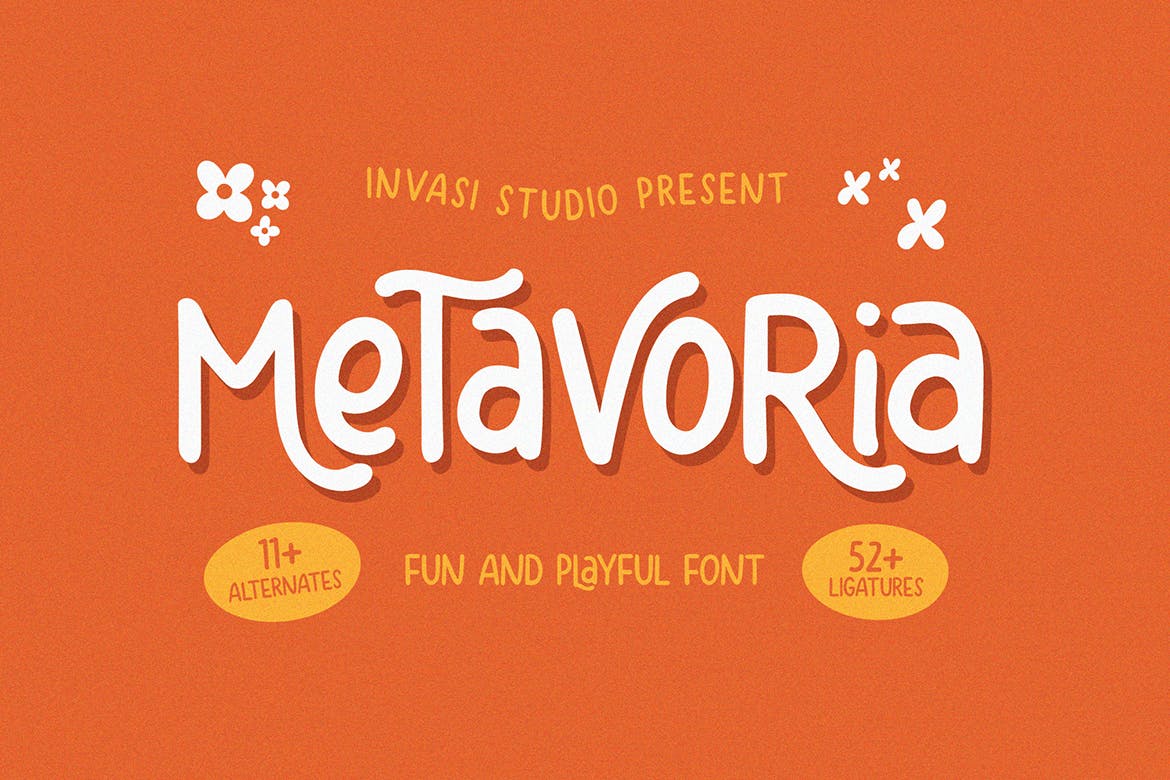 Metavoria - Playful Font 1 Metavoria - Playful Font