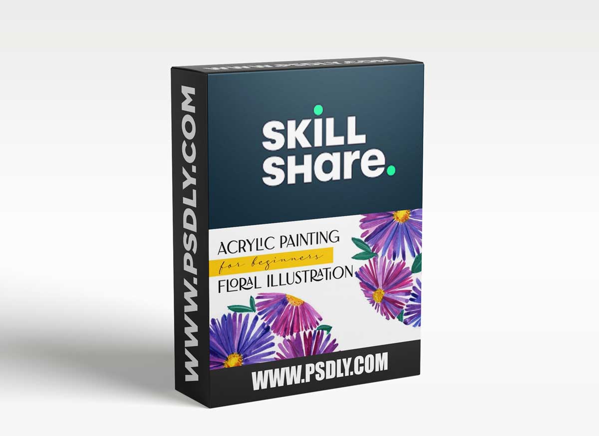 Acrylic Painting for Beginners: Floral Illustration 1 Acrylic Painting for Beginners: Floral Illustration