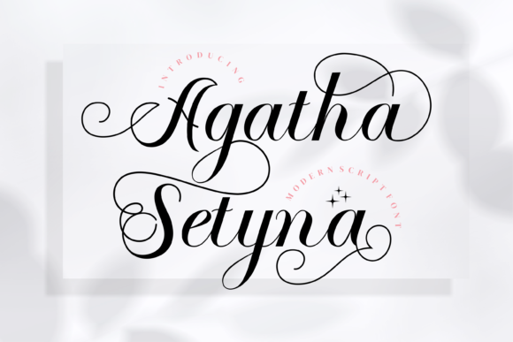 Agatha Setyna Font 1 Agatha Setyna Font