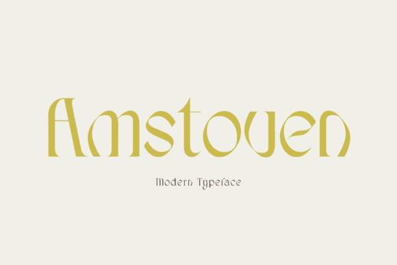 Amstoven Font 1 Amstoven Font