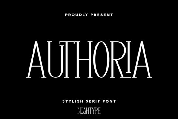 Authoria Font 1 Authoria Font