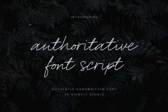 Authoritative Font 1 Authoritative Font
