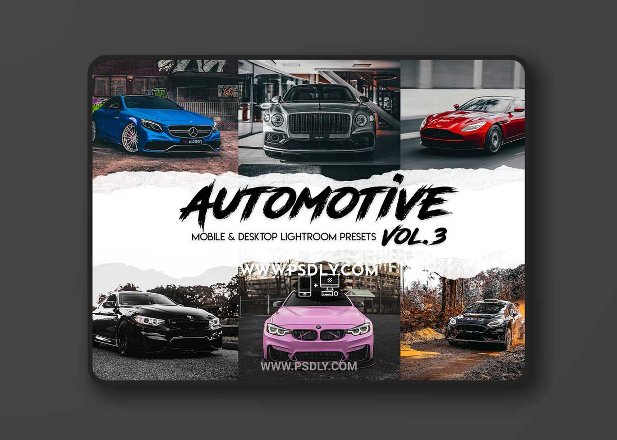 Automotive Vol. 3 - 15 Premium Lightroom Presets 1 Automotive Vol. 3 - 15 Premium Lightroom Presets
