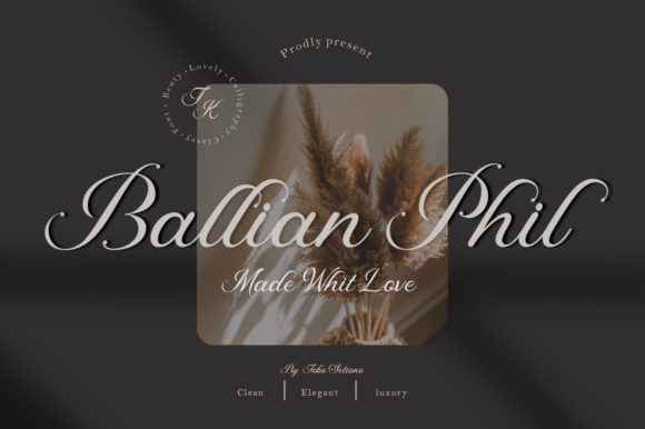 Ballian Phill Font 1 Ballian Phill Font