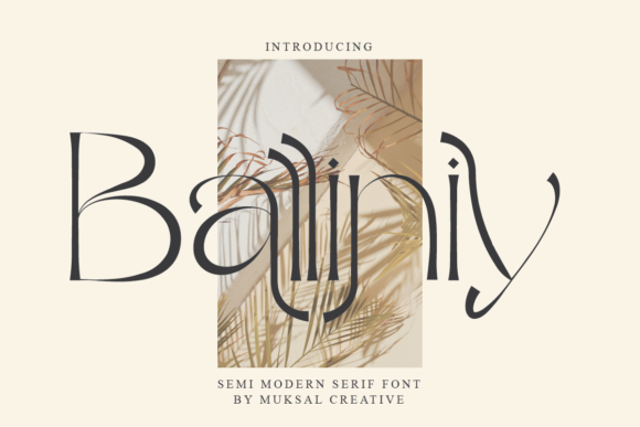 Balliniy Font 1 Balliniy Font