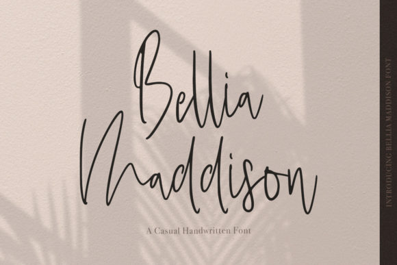 Bellia Maddison Font 1 Bellia Maddison Font