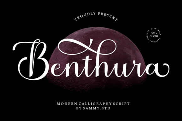 Benthura Script Font 1 Benthura Script Font