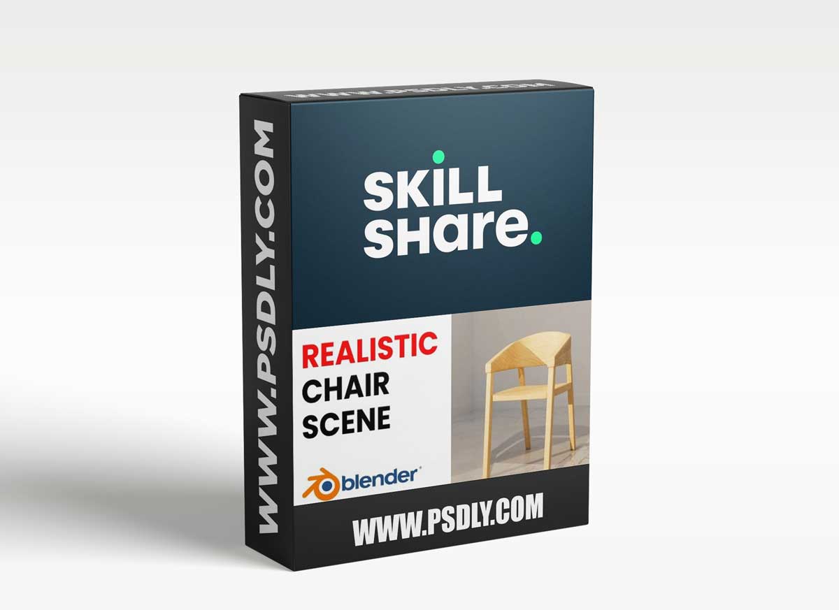 Blender 3D: Easy Realistic Chair Scene 1 Blender 3D: Easy Realistic Chair Scene
