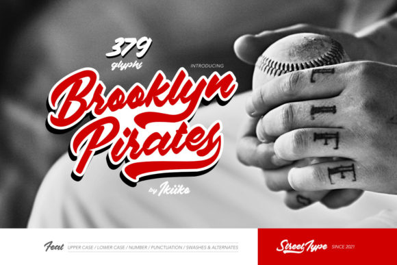 Brooklyn Pirates Font 1 Brooklyn Pirates Font