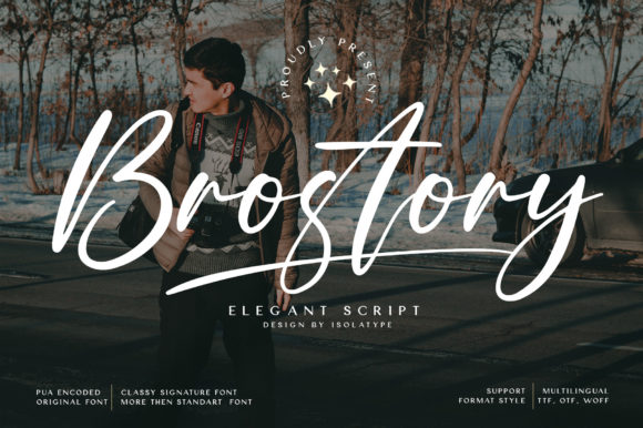 Brostory Font 1 Brostory Font