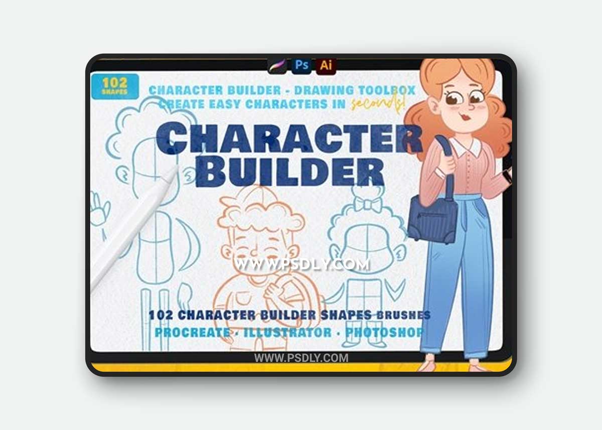 Character Builder - Drawing Toolkit 1 Character Builder - Drawing Toolkit
