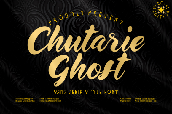 Chutarie Ghost Font 1 Chutarie Ghost Font