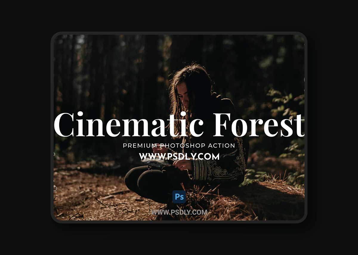 Cinematic Forest Photoshop Action 1 Cinematic Forest Photoshop Action