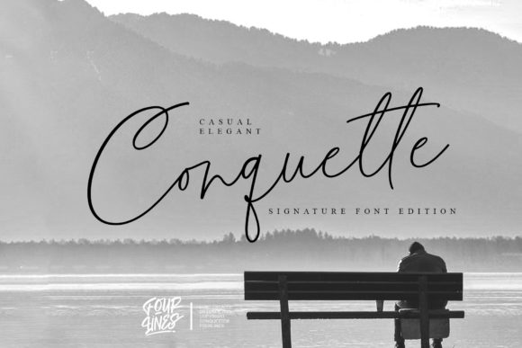Conquette Font 1 Conquette Font