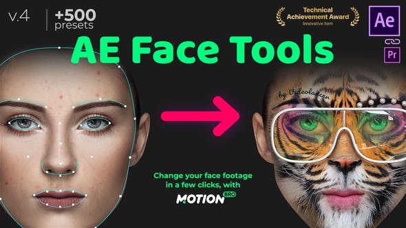 Videohive - AE Face Tools V4.1.2 - 24958166 1 Videohive - AE Face Tools V4.1.2 - 24958166