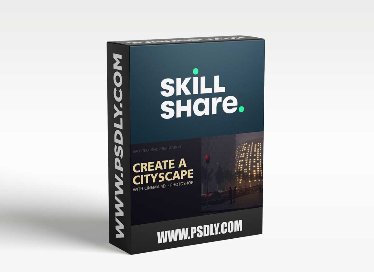 Create a Cityscape with Cinema 4D + Photoshop 1 Create a Cityscape with Cinema 4D + Photoshop