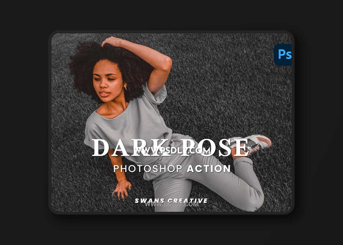 Dark Pose Photoshop Action 1 Dark Pose Photoshop Action