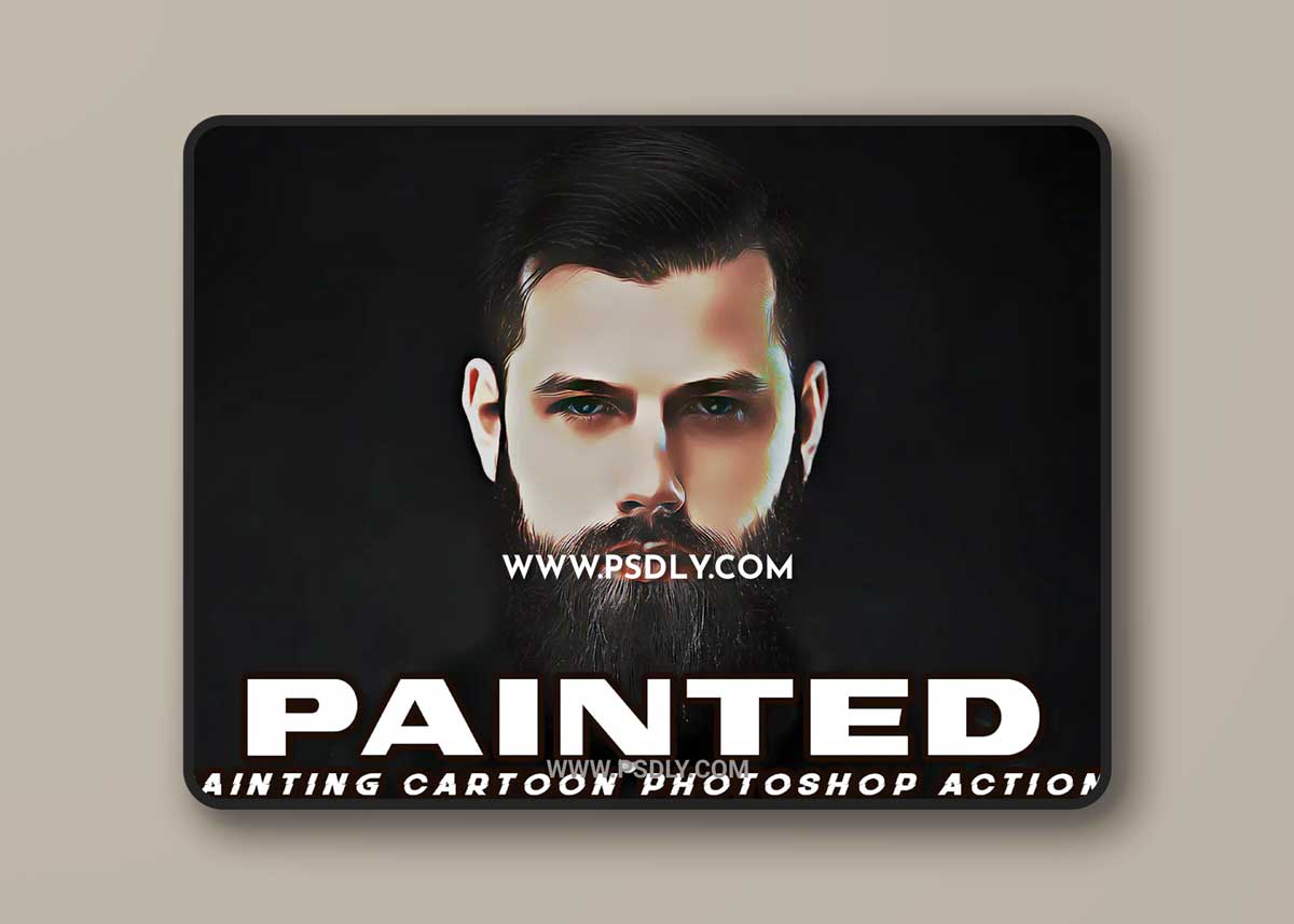 Digital Painted Photoshop Action 1 Digital Painted Photoshop Action