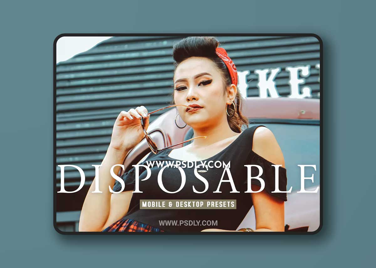 Disposable Mobile & Desktop Lightroom Presets 1 Disposable Mobile & Desktop Lightroom Presets