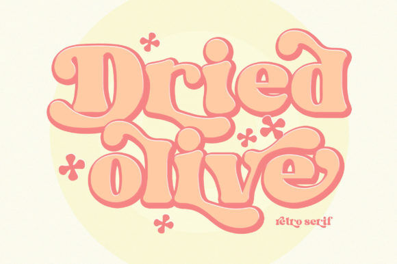 Dried Olive Font 1 Dried Olive Font