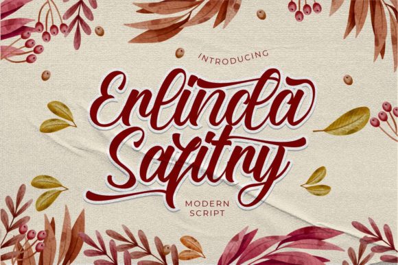 Erlinda Safitry Font 1 Erlinda Safitry Font
