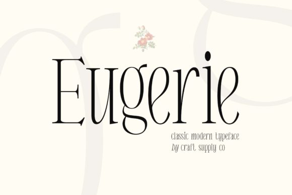 Eugerie Font 1 Eugerie Font