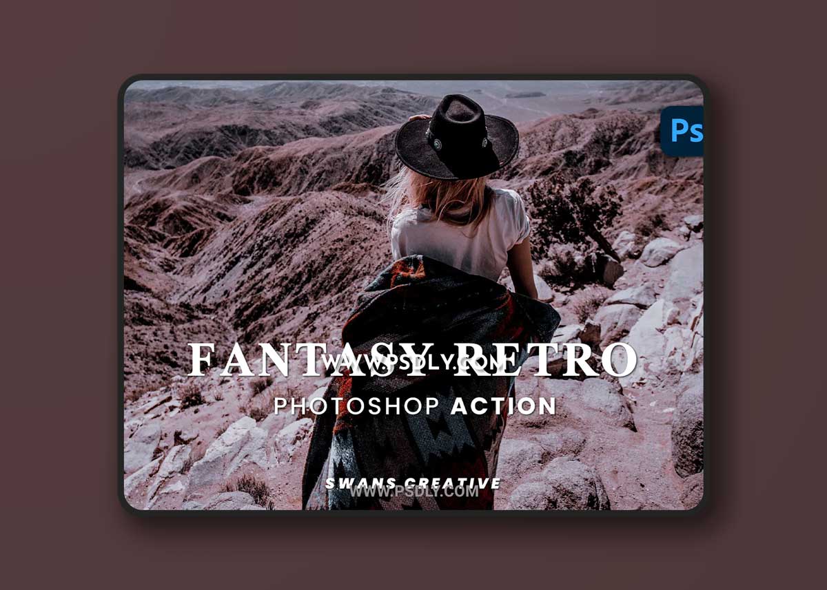 Fantasy Retro Photoshop Action 1 Fantasy Retro Photoshop Action