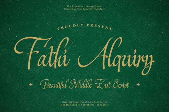 Fathi Alquiry Font 1 Fathi Alquiry Font