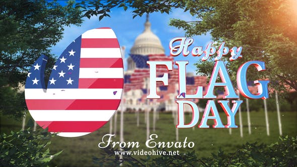 Videohive Flag Day Logo 22093419 1 Videohive Flag Day Logo 22093419