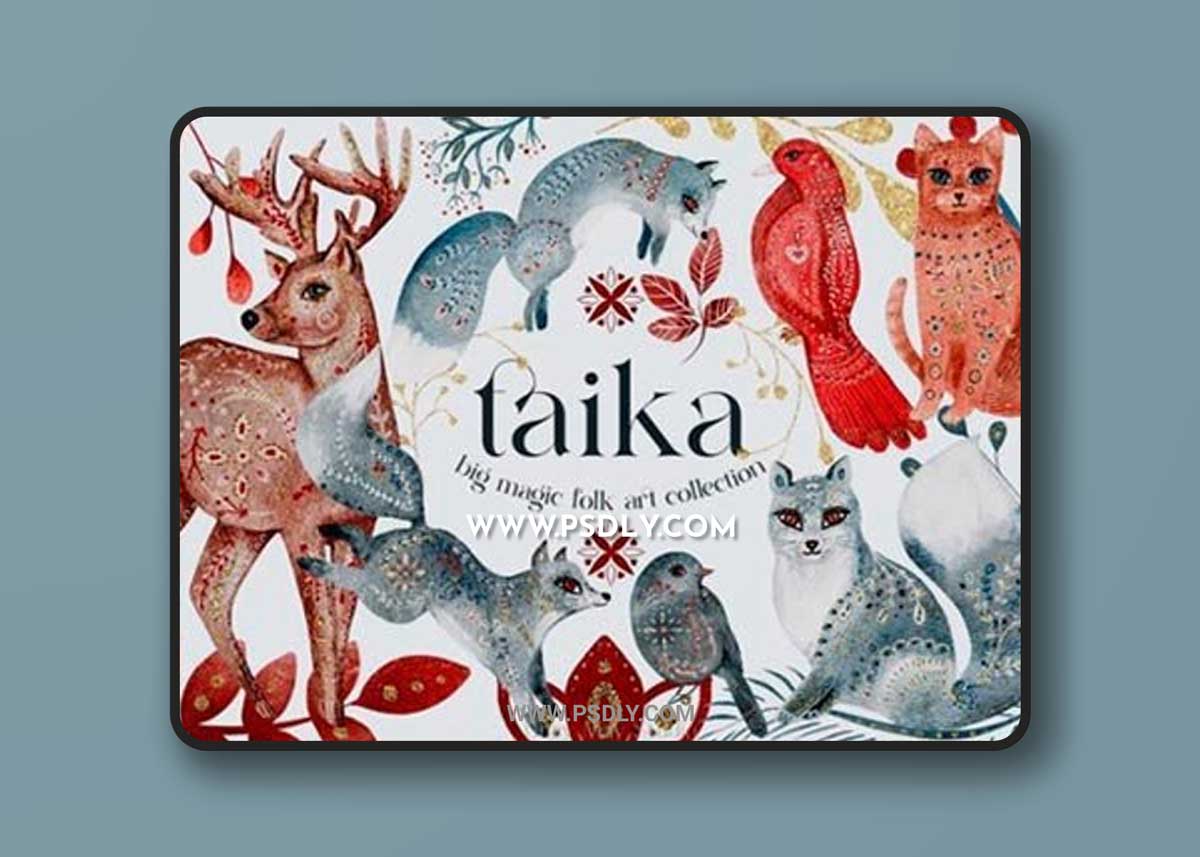 Folk Art Big Illustrations Collection 19562176 1 Folk Art Big Illustrations Collection 19562176