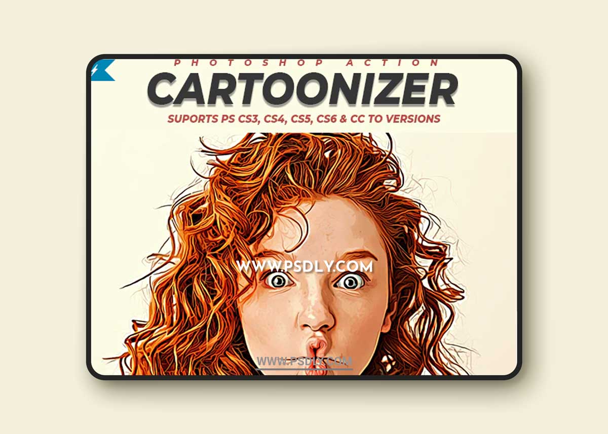 GraphicRiver - Cartoonizer Photoshop Action 33799430 1 GraphicRiver - Cartoonizer Photoshop Action 33799430
