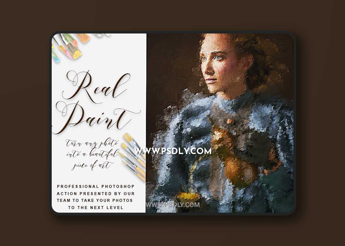 GraphicRiver - Real Paint - Photoshop Action 33396002 1 GraphicRiver - Real Paint - Photoshop Action 33396002