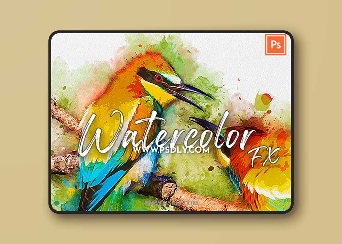 GraphicRiver - Watercolor Fx - Photoshop Action 33809953 1 GraphicRiver - Watercolor Fx - Photoshop Action 33809953