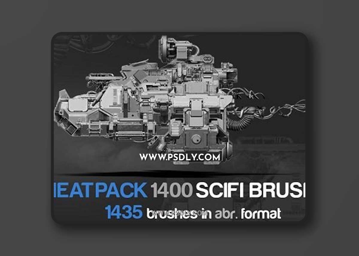 Gumroad - 1400 Sci-Fi Brushes Photoshop - Oleg Vdovenko 1 Gumroad - 1400 Sci-Fi Brushes Photoshop - Oleg Vdovenko