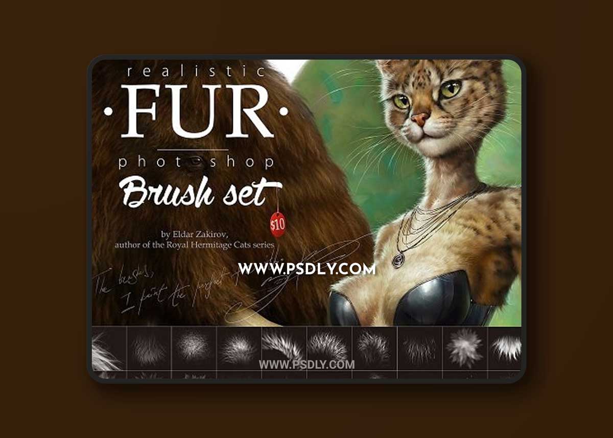 Gumroad – Realistic Fur Brush Set Clip Studio Paint and Photoshop 1 Gumroad – Realistic Fur Brush Set Clip Studio Paint and Photoshop