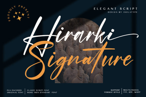 Hirarki Signature Font 1 Hirarki Signature Font